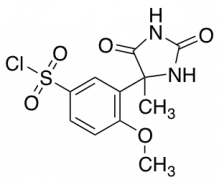 4-Methoxy-3-(4-methyl-2,5-dioxoimidazolidin-4-yl)benzene-1-sulfonyl Chloride