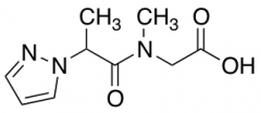 2-[N-Methyl-2-(1H-pyrazol-1-yl)propanamido]acetic Acid