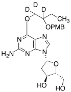 p-Methoxybenzyl O6-(2-Hydroxypropyl)-2&rsquo;-deoxyguanosine-d3