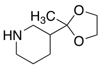 3-(2-methyl-1,3-dioxolan-2-yl)piperidine