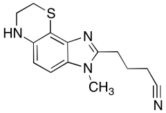 3-Methyl-3,6,7,8-tetrahydroimidazo[4',5':5,6]benzo[1,2-b][1,4]thiazin-2-yl)butanenitrile