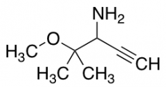 4-methoxy-4-methylpent-1-yn-3-amine