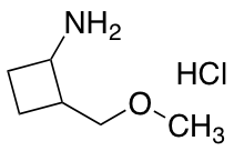 2-(methoxymethyl)cyclobutan-1-amine hydrochloride