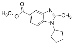 Methyl 1-cyclopentyl-2-methyl-1,3-benzodiazole-5-carboxylate