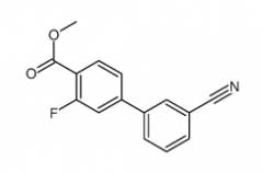 Methyl 4-(3-cyanophenyl)-2-fluorobenzoate