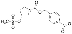 (3R)​-3-​[(Methylsulfonyl)​oxy]​-1-​pyrrolidinecarboxyli​c Acid (4-​Nitrophen