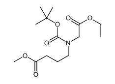 Methyl 4-[n-boc-n-(2-ethoxy-2-oxoethyl)amino]butanoate