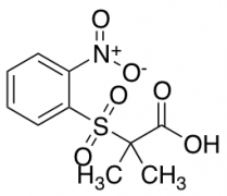 2-Methyl-2-[(2-nitrobenzene)sulfonyl]propanoic Acid