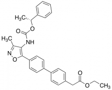 [4'-[3-Methyl-4-[[[((R)-1-phenylethyl)oxy]carbonyl]amino]isoxazol-5-yl]biphenyl-4-yl]aceti