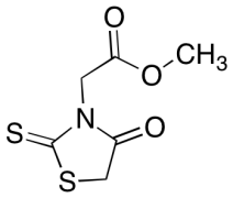 Methyl 2-(4-oxo-2-thioxothiazolidin-3-yl)acetate