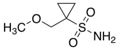 1-(methoxymethyl)cyclopropane-1-sulfonamide