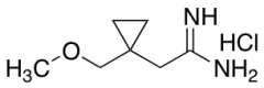 2-[1-(methoxymethyl)cyclopropyl]ethanimidamide hydrochloride
