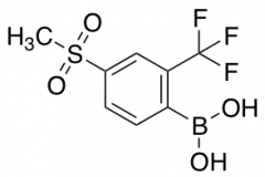 (4-(Methylsulfonyl)-2-(trifluoromethyl)phenyl)boronic Acid