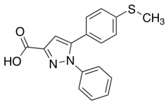 5-(4-Methylsulfanyl-phenyl)-1-phenyl-1H-pyrazole-3-carboxylic Acid