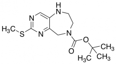 2-Methylsulfanyl-5,6,7,9-tetrahydro-pyrimido[5,4-e][1,4]diazepine-8-carboxylicacidtert-but