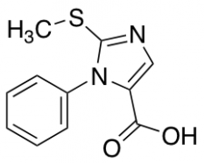 2-(Methylsulfanyl)-1-phenyl-1H-imidazole-5-carboxylic Acid