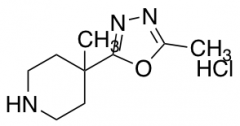 4-Methyl-4-(5-methyl-1,3,4-oxadiazol-2-yl)-piperidine Hydrochloride