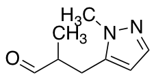 2-methyl-3-(1-methyl-1H-pyrazol-5-yl)propanal