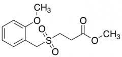 methyl 3-[(2-methoxyphenyl)methanesulfonyl]propanoate