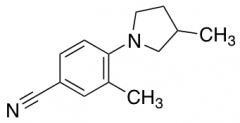 3-methyl-4-(3-methylpyrrolidin-1-yl)benzonitrile
