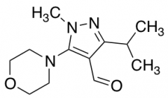 1-methyl-5-(morpholin-4-yl)-3-(propan-2-yl)-1H-pyrazole-4-carbaldehyde