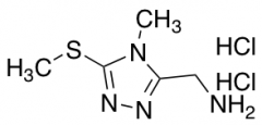 [4-methyl-5-(methylsulfanyl)-4H-1,2,4-triazol-3-yl]methanamine dihydrochloride