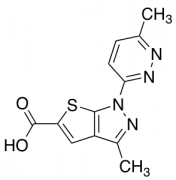 3-methyl-1-(6-methylpyridazin-3-yl)-1H-thieno[2,3-c]pyrazole-5-carboxylic acid