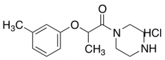 2-(3-methylphenoxy)-1-(piperazin-1-yl)propan-1-one hydrochloride