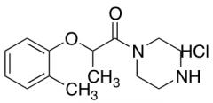 2-(2-methylphenoxy)-1-(piperazin-1-yl)propan-1-one hydrochloride