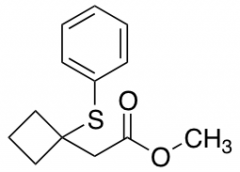 methyl 2-[1-(phenylsulfanyl)cyclobutyl]acetate