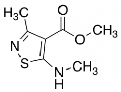 methyl 3-methyl-5-(methylamino)-1,2-thiazole-4-carboxylate