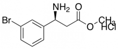 methyl (3S)-3-amino-3-(3-bromophenyl)propanoate hydrochloride
