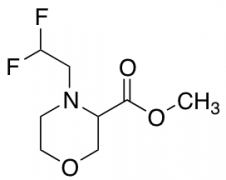 methyl 4-(2,2-difluoroethyl)morpholine-3-carboxylate