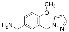 [4-methoxy-3-(1H-pyrazol-1-ylmethyl)phenyl]methanamine