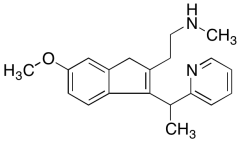 6-Methoxy-N-methyl-3-[1-(2-pyridinyl)ethyl]-1H-indene-2-ethanamine