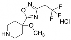 4-Methoxy-4-[3-(2,2,2-trifluoroethyl)-1,2,4-oxadiazol-5-yl]piperidine Hydrochloride