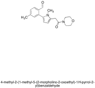 4-Methyl-2-(1-methyl-5-(2-morpholino-2-oxoethyl)-1H-pyrrol-2-yl)benzaldehyde