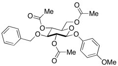 4-Methoxyphenyl 2,4,6-Tri-O-acetyl-3-O-benzyl-beta-D-glucopyranoside