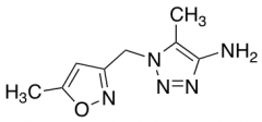 5-methyl-1-[(5-methyl-1,2-oxazol-3-yl)methyl]-1H-1,2,3-triazol-4-amine