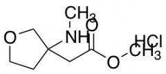 methyl 2-[3-(methylamino)oxolan-3-yl]acetate hydrochloride