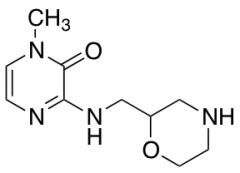 1-methyl-3-[(morpholin-2-ylmethyl)amino]-1,2-dihydropyrazin-2-one