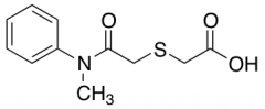 2-({[Methyl(phenyl)carbamoyl]methyl}sulfanyl)acetic Acid