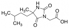 2-[4-Methyl-4-(3-methylbutyl)-2,5-dioxoimidazolidin-1-yl]acetic Acid