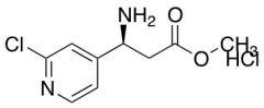 Methyl (3S)-3-Amino-3-(2-chloropyridin-4-yl)propanoate Hydrochloride