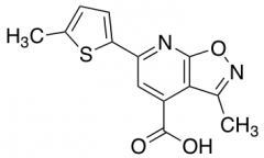 3-Methyl-6-(5-methylthiophen-2-yl)-[1,2]oxazolo[5,4-b]pyridine-4-carboxylic Acid