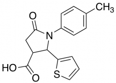 1-(4-Methylphenyl)-5-oxo-2-(thiophen-2-yl)pyrrolidine-3-carboxylic Acid