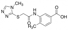 4-Methyl-3-{2-[(4-methyl-4H-1,2,4-triazol-3-yl)sulfanyl]acetamido}benzoic Acid