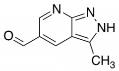 3-methyl-1H-pyrazolo[3,4-b]pyridine-5-carbaldehyde