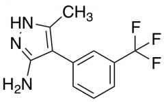 3-Methyl-4-[3-(trifluoromethyl)phenyl]-1H-pyrazol-5-amine