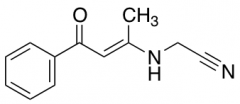 2-[(1-Methyl-3-oxo-3-phenyl-1-propenyl)amino]acetonitrile